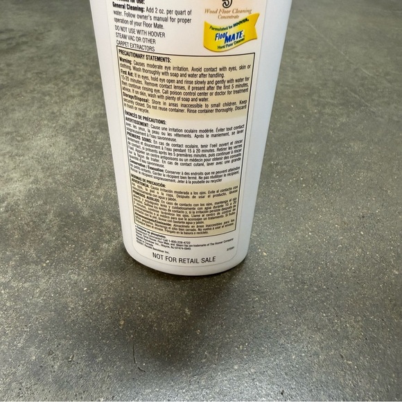 NOS Hoover Old English FloorMate Wood Floor Cleaner Machine Formula 8 oz - Picture 5 of 5